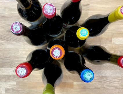Bouteilles de vin